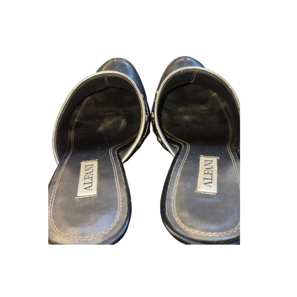 Alfani Vintage Women's Size 7M Black Embellished Mule Heel